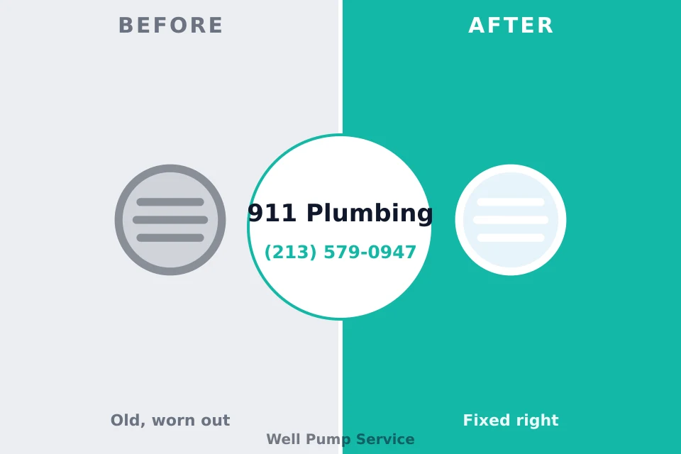 Before and after: plumbing company Post, TX